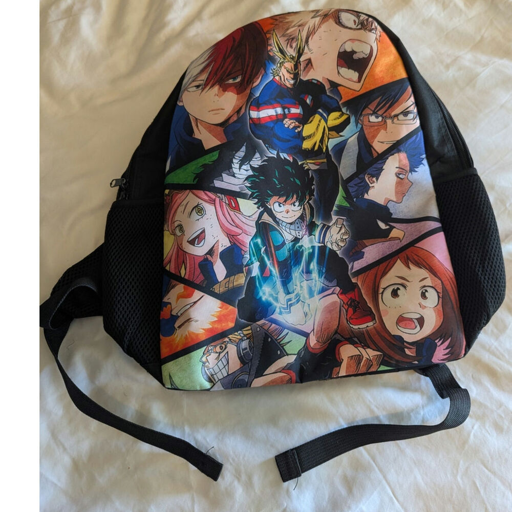 My Hero Academia Anime Backpack Manga 15 x 13